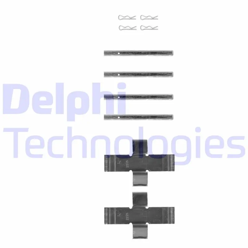 Комплект принадлежности, дискови накладки DELPHI