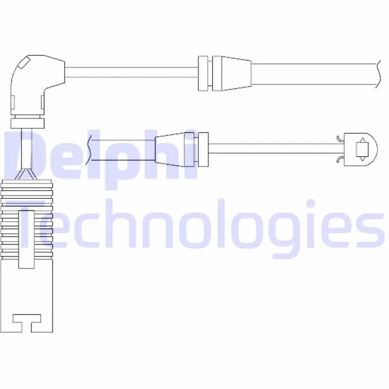 предупредителен контактен сензор, износване на накладките DELPHI              
