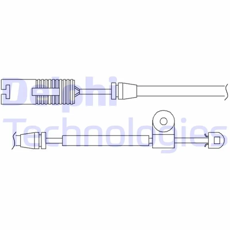 предупредителен контактен сензор, износване на накладките DELPHI              