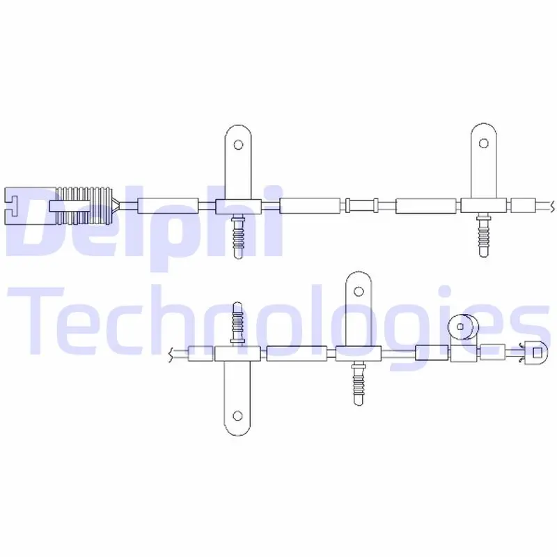 предупредителен контактен сензор, износване на накладките DELPHI              