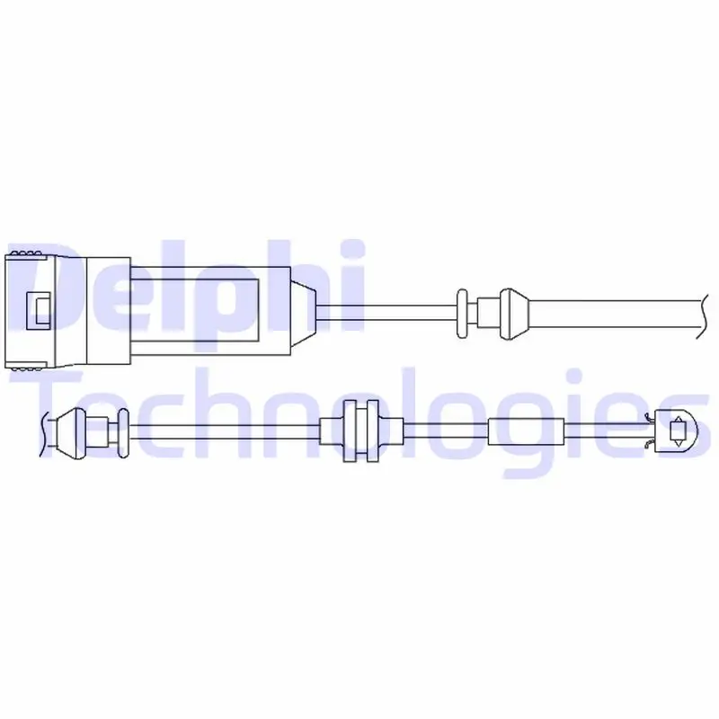 предупредителен контактен сензор, износване на накладките DELPHI              