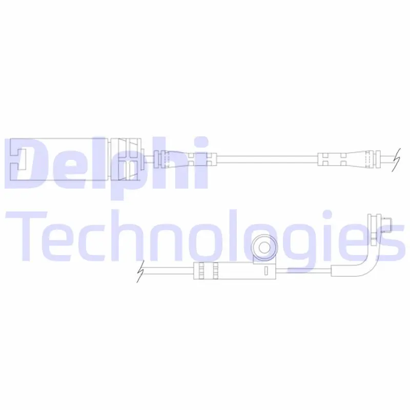 предупредителен контактен сензор, износване на накладките DELPHI              