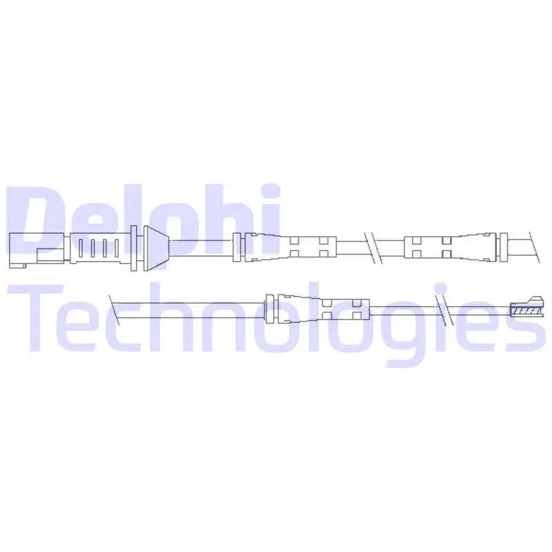 предупредителен контактен сензор, износване на накладките DELPHI              