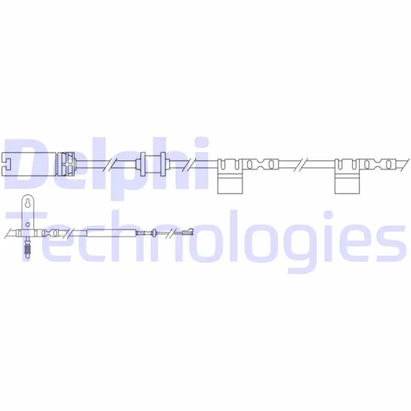 предупредителен контактен сензор, износване на накладките DELPHI              