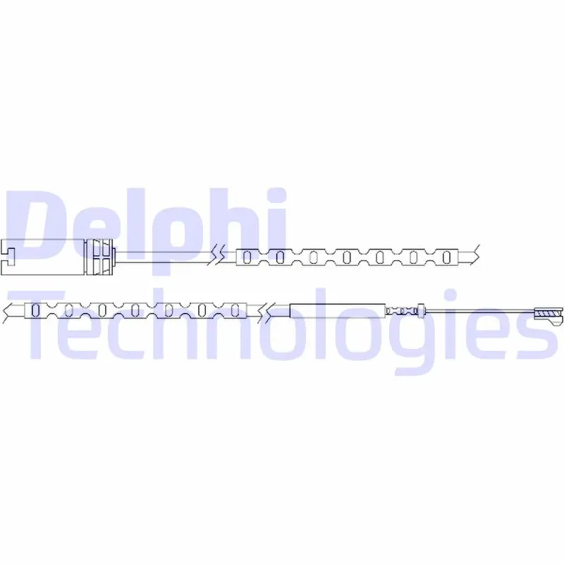 предупредителен контактен сензор, износване на накладките DELPHI              