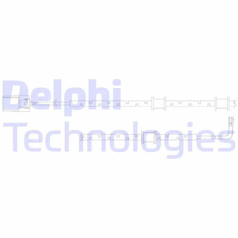 предупредителен контактен сензор, износване на накладките DELPHI              