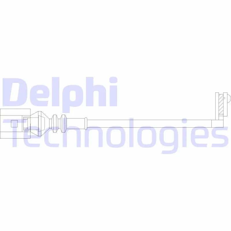 предупредителен контактен сензор, износване на накладките DELPHI               LZ0328