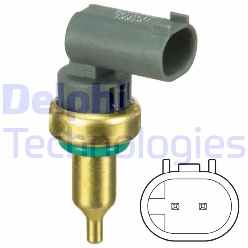 датчик, температура на охладителната течност DELPHI              