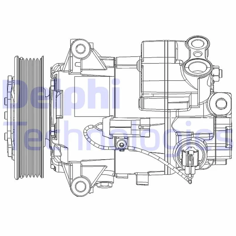 компресор, климатизация DELPHI              