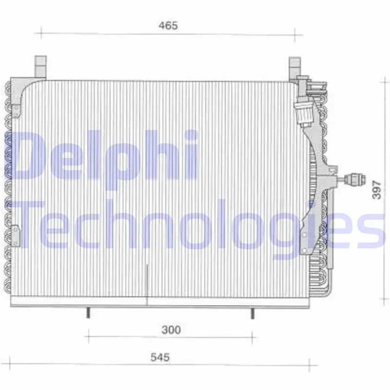 кондензатор, климатизация DELPHI              