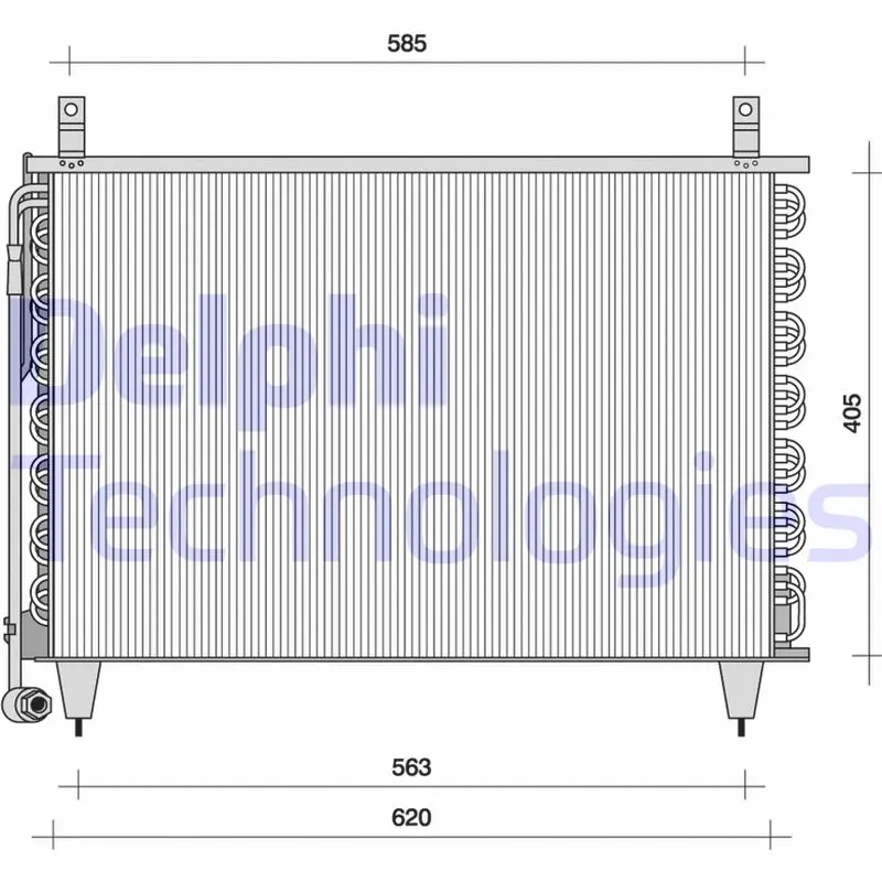 кондензатор, климатизация DELPHI              