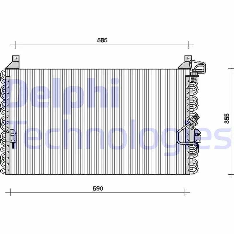 кондензатор, климатизация DELPHI              