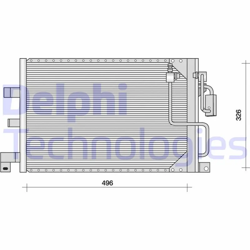 кондензатор, климатизация DELPHI              