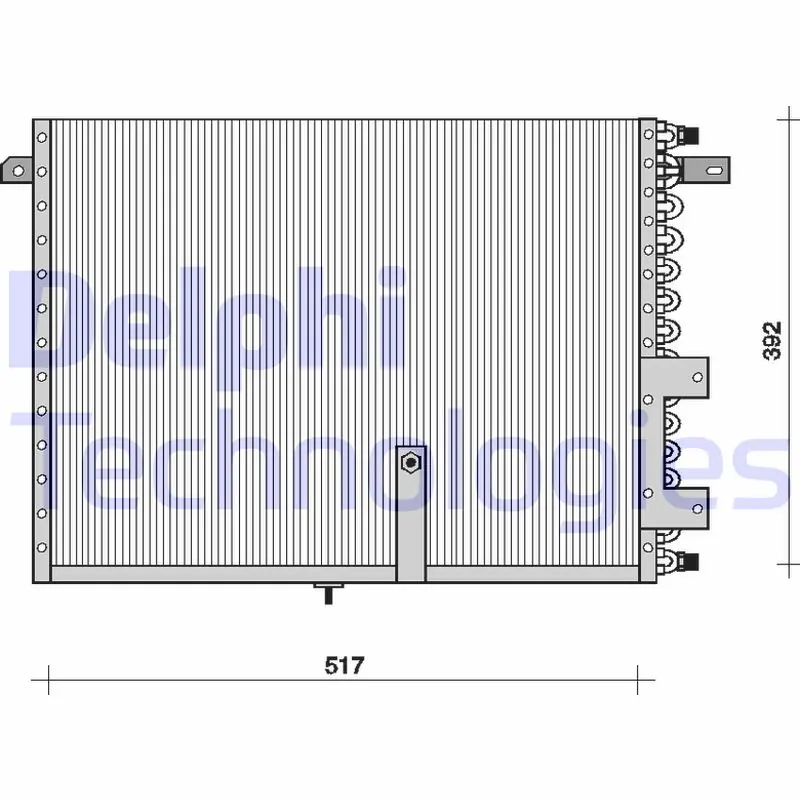 кондензатор, климатизация DELPHI              