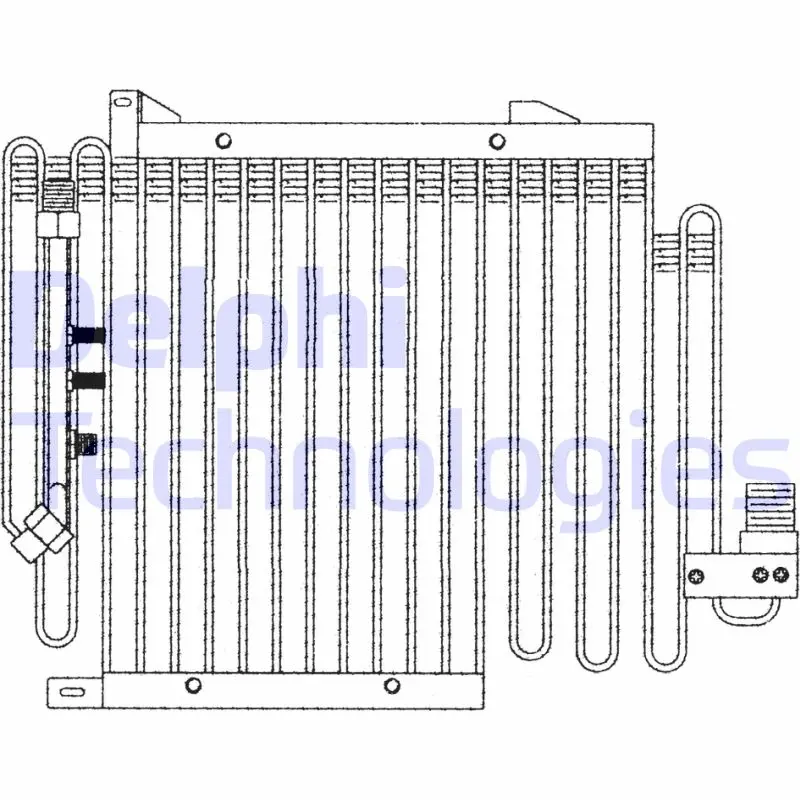 кондензатор, климатизация DELPHI              