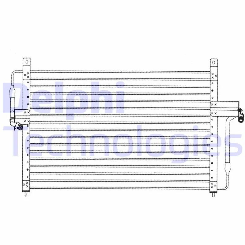 кондензатор, климатизация DELPHI              