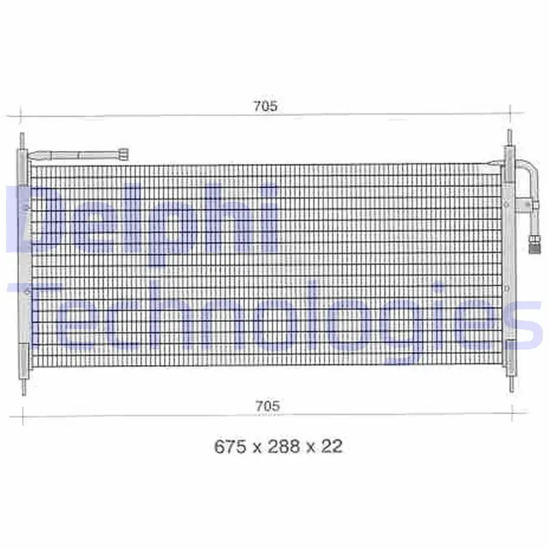 кондензатор, климатизация DELPHI              