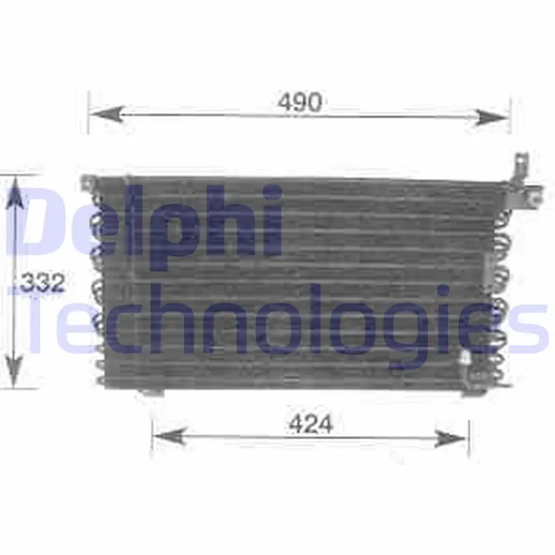 кондензатор, климатизация DELPHI              