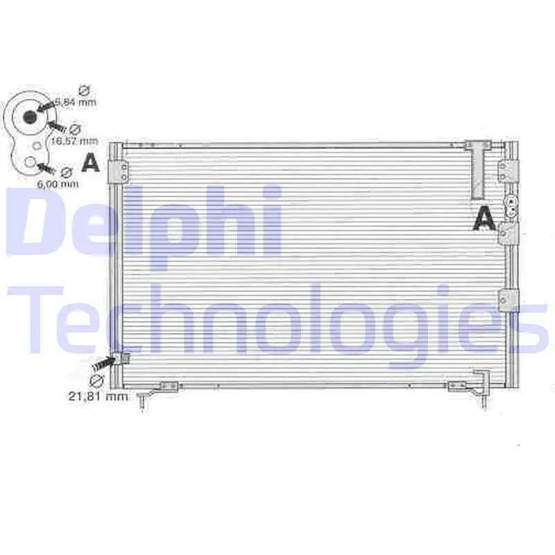 кондензатор, климатизация DELPHI              