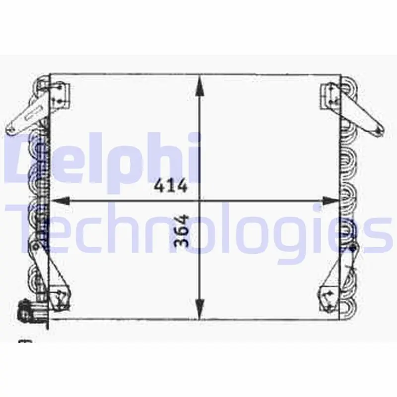 кондензатор, климатизация DELPHI              