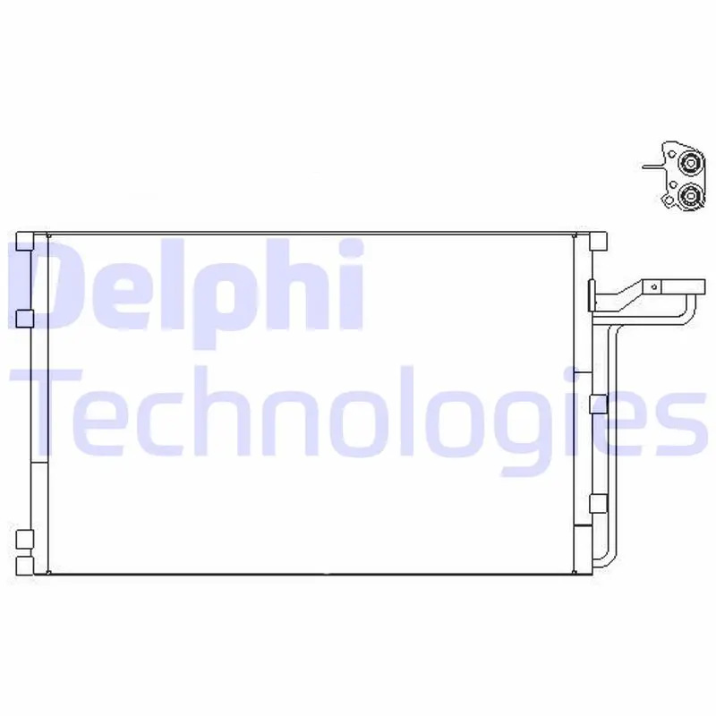 Кондензатор, климатизация DELPHI