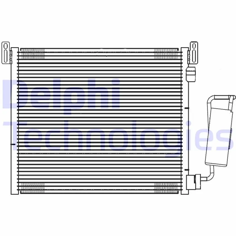 Радиатор климатик за CADILLAC BLS Wagon 2.8 T TSP0225688 DELPHI              