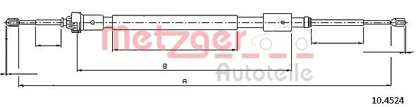 Жило, ръчна спирачка METZGER