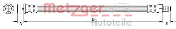 спирачен маркуч METZGER             