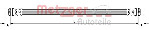 спирачен маркуч METZGER             