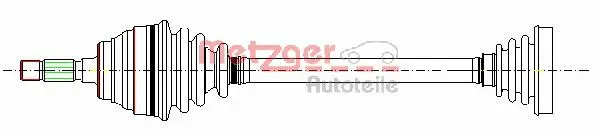 полуоска METZGER             