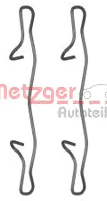 Комплект принадлежности, дискови накладки METZGER