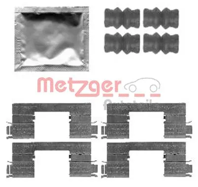 комплект принадлежности, дискови накладки METZGER             