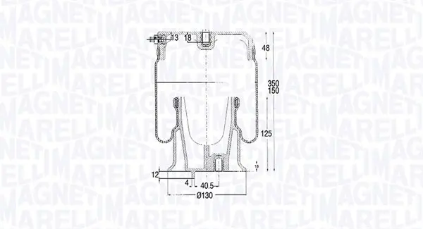 маншон, въздушно окачване MAGNETI MARELLI     