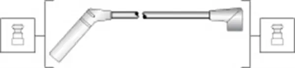 комплект запалителеи кабели MAGNETI MARELLI     