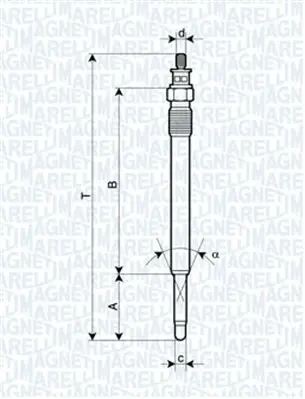 подгревна свещ MAGNETI MARELLI     