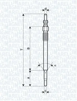 Подгревна свещ MAGNETI MARELLI