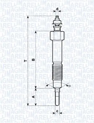 подгревна свещ MAGNETI MARELLI     