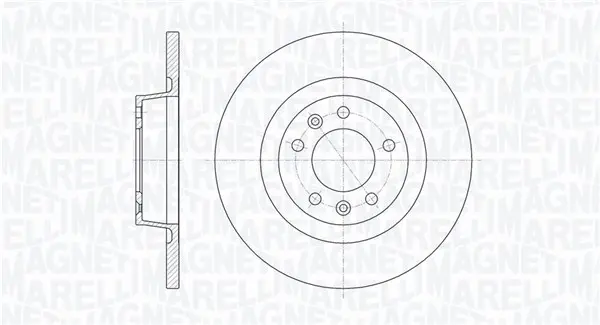 спирачен диск MAGNETI MARELLI     