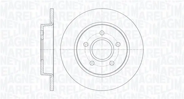 спирачен диск MAGNETI MARELLI     