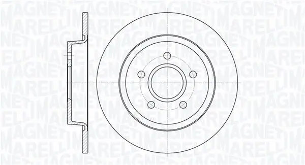 спирачен диск MAGNETI MARELLI     
