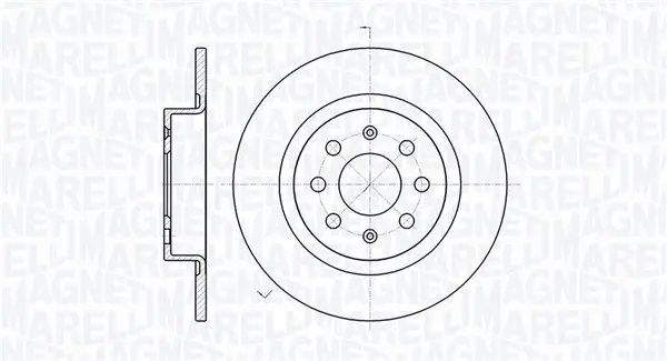 спирачен диск MAGNETI MARELLI     