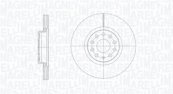 спирачен диск MAGNETI MARELLI     