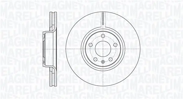 спирачен диск MAGNETI MARELLI     