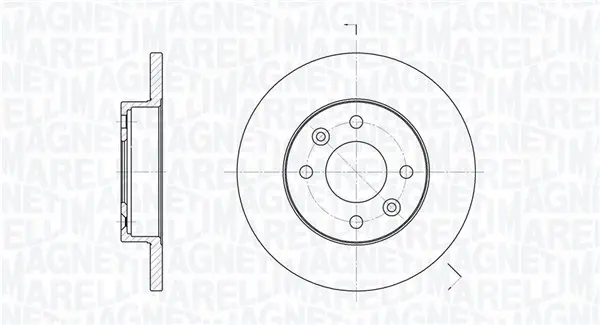 спирачен диск MAGNETI MARELLI     