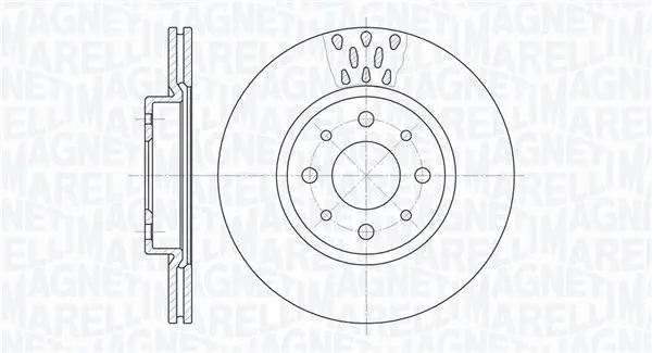 спирачен диск MAGNETI MARELLI     