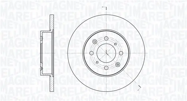 спирачен диск MAGNETI MARELLI     