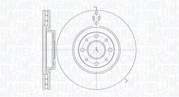 спирачен диск MAGNETI MARELLI     