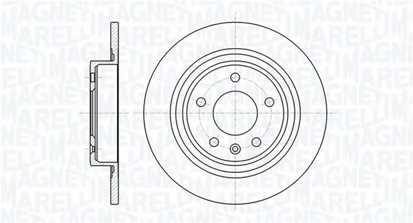 спирачен диск MAGNETI MARELLI     