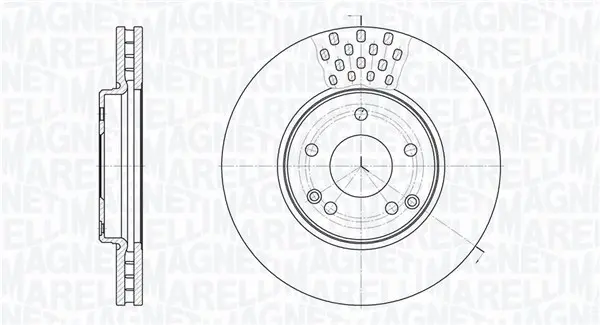 спирачен диск MAGNETI MARELLI     