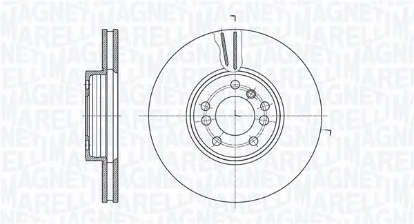спирачен диск MAGNETI MARELLI     